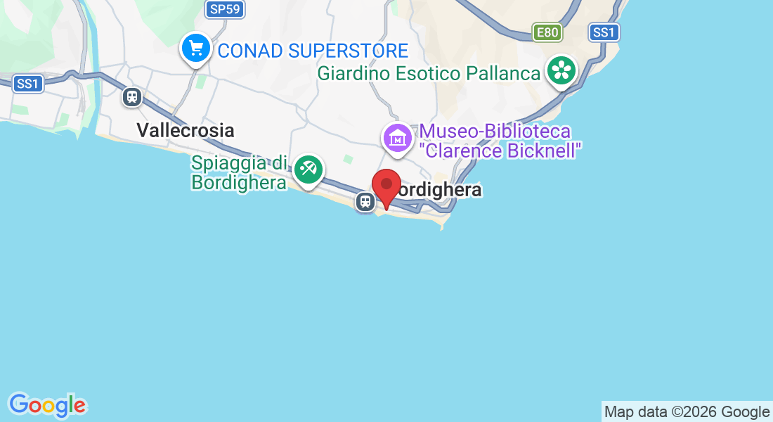 Lungomare Argentina, 36, 18012 Bordighera IM, Italy