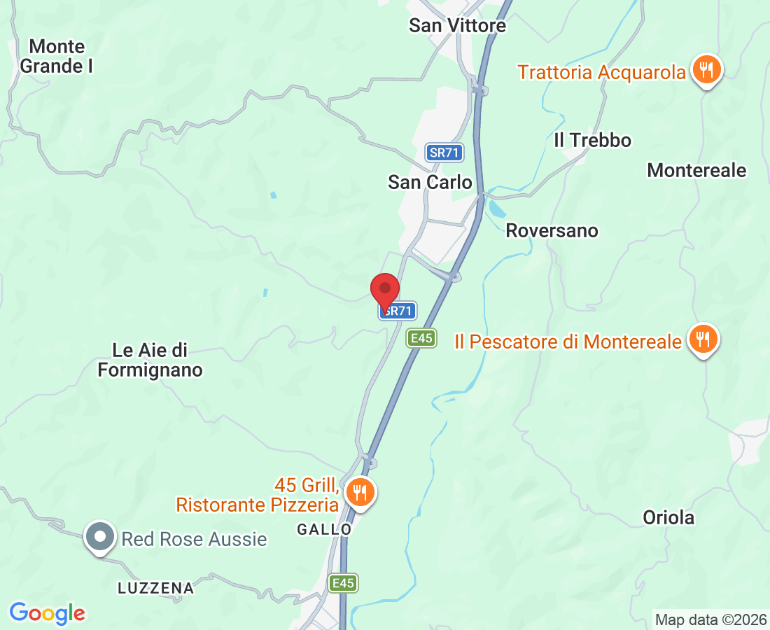 Via Montebellino, 200, 47522 San Carlo FC, Italia