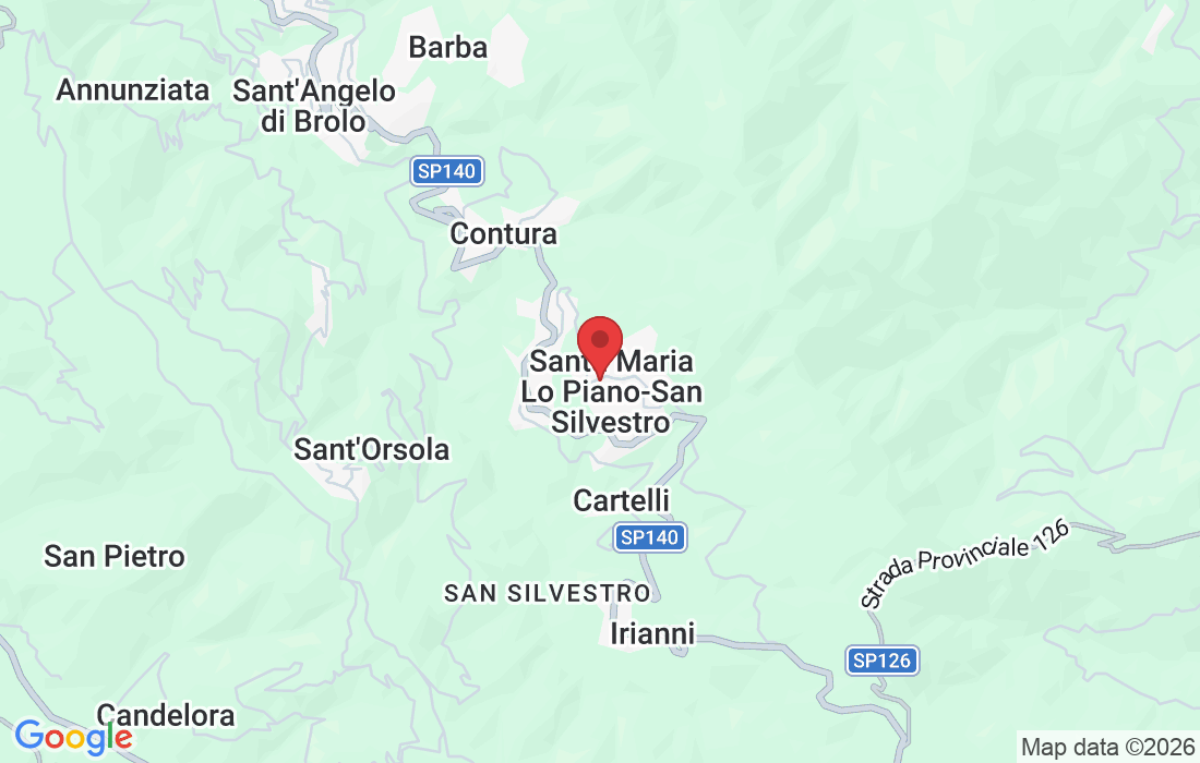 contrada san silvestro, 20, 98060 Sant'Angelo di Brolo ME, Italia