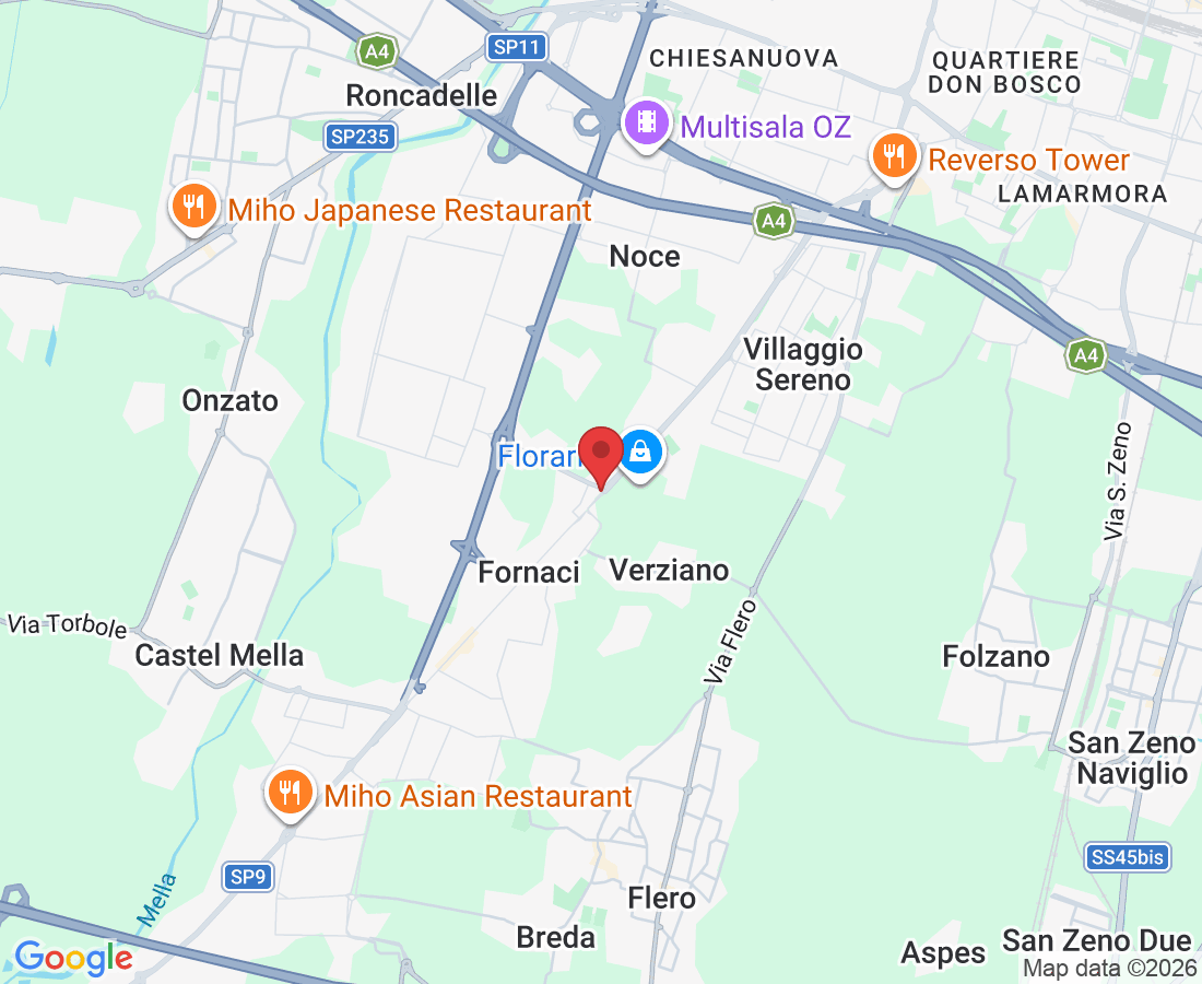 Via Fornaci, 2, 25131 Brescia BS, Italy