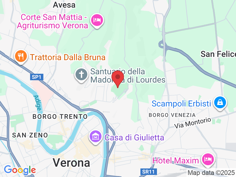 Via Castello S. Felice, 37128 Verona VR, Italia