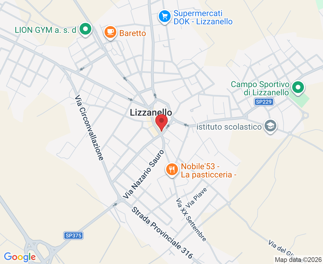 Piazza S. Lorenzo, 1, 73023 Lizzanello LE, Italia