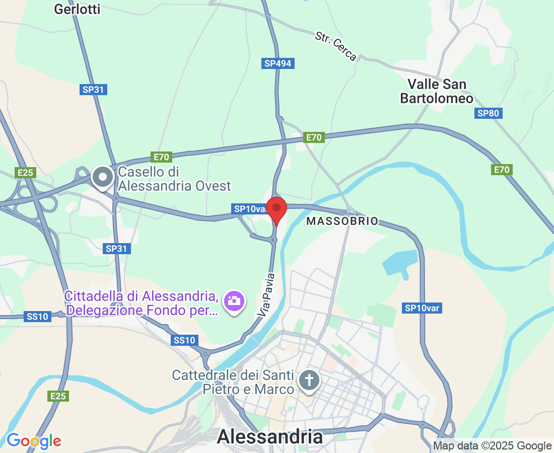 Strada Provinciale Pavia, 3, 15121 Alessandria AL, Italia