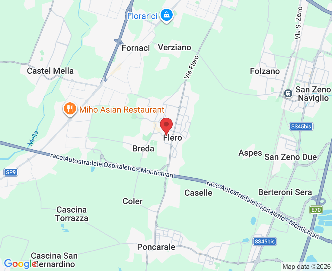 Via Vittorio Emanuele II, 43, 25020 Flero BS, Italy