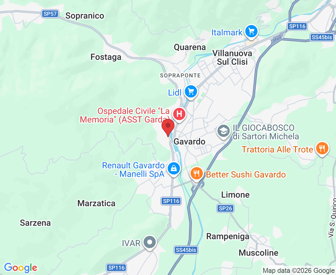 Via Capoborgo, 11, 25085 Gavardo BS, Italy