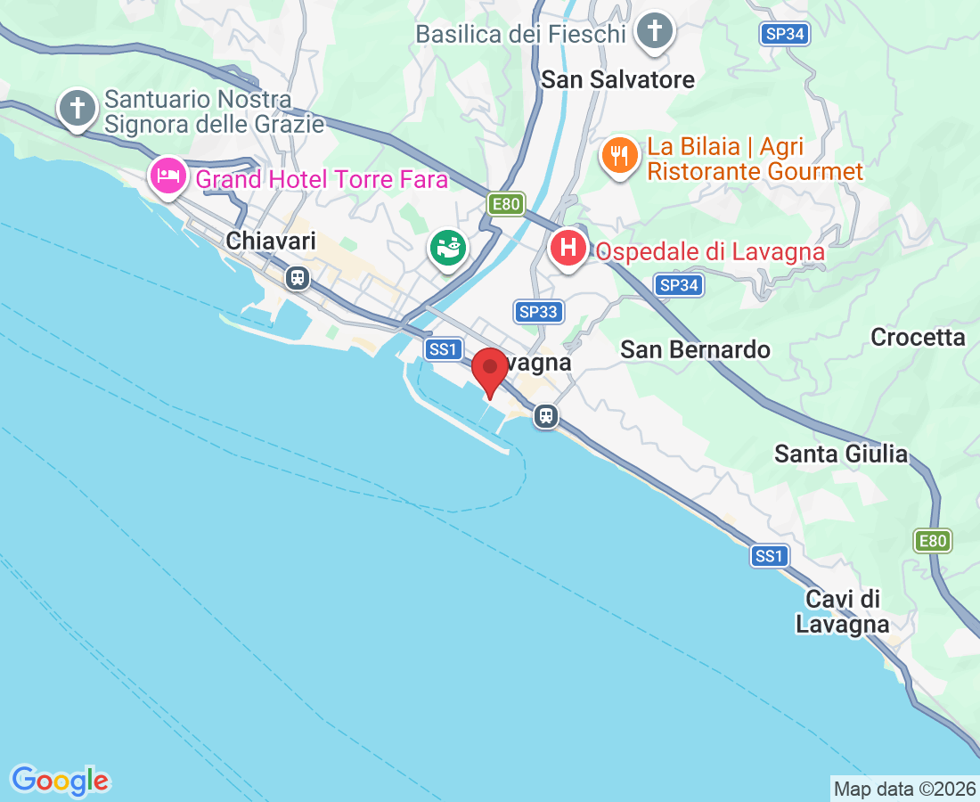 Via Porto Turistico, 56, 16033 Lavagna GE, Italy