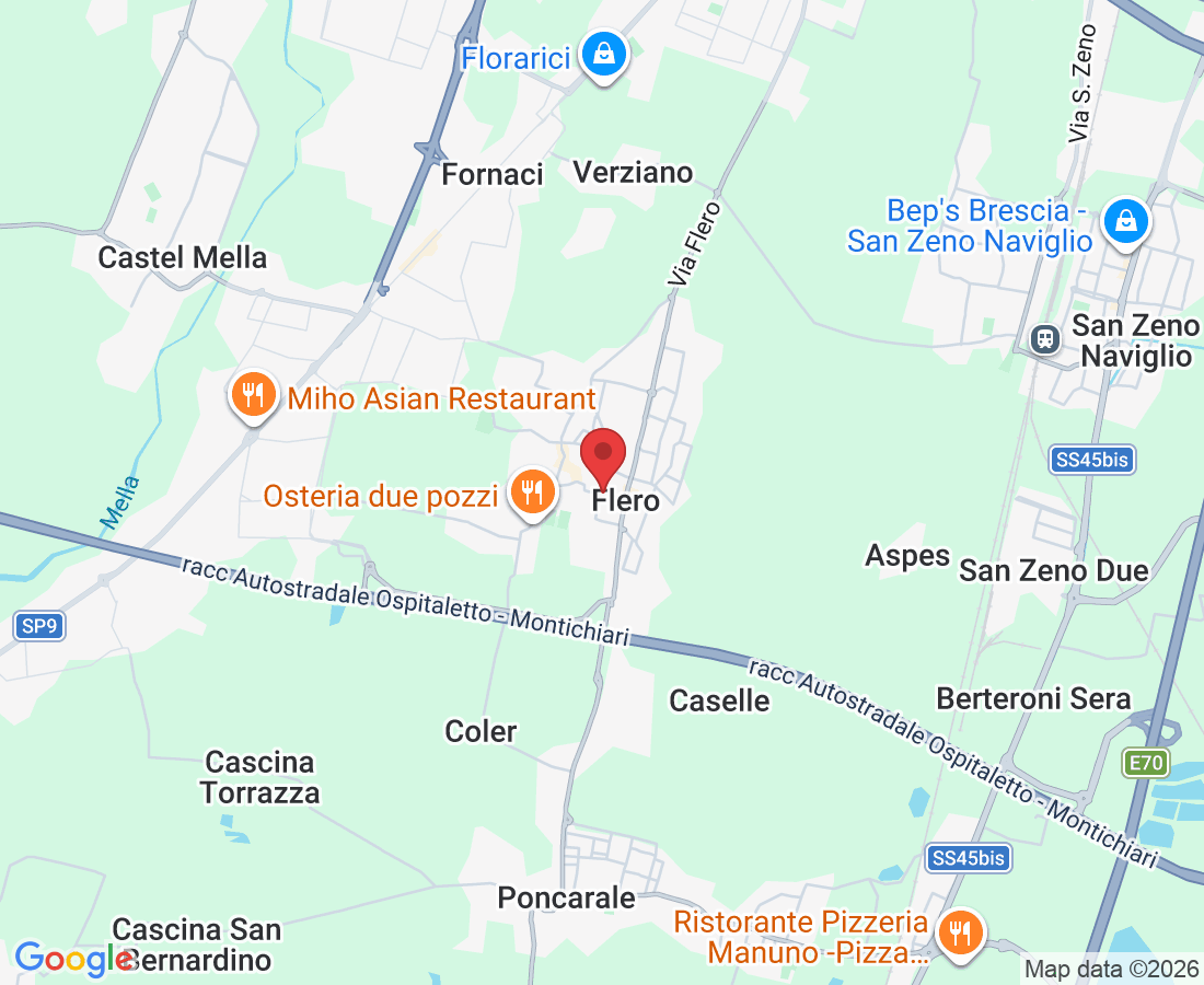 Via Vittorio Emanuele II, 43, 25020 Flero BS, Italy