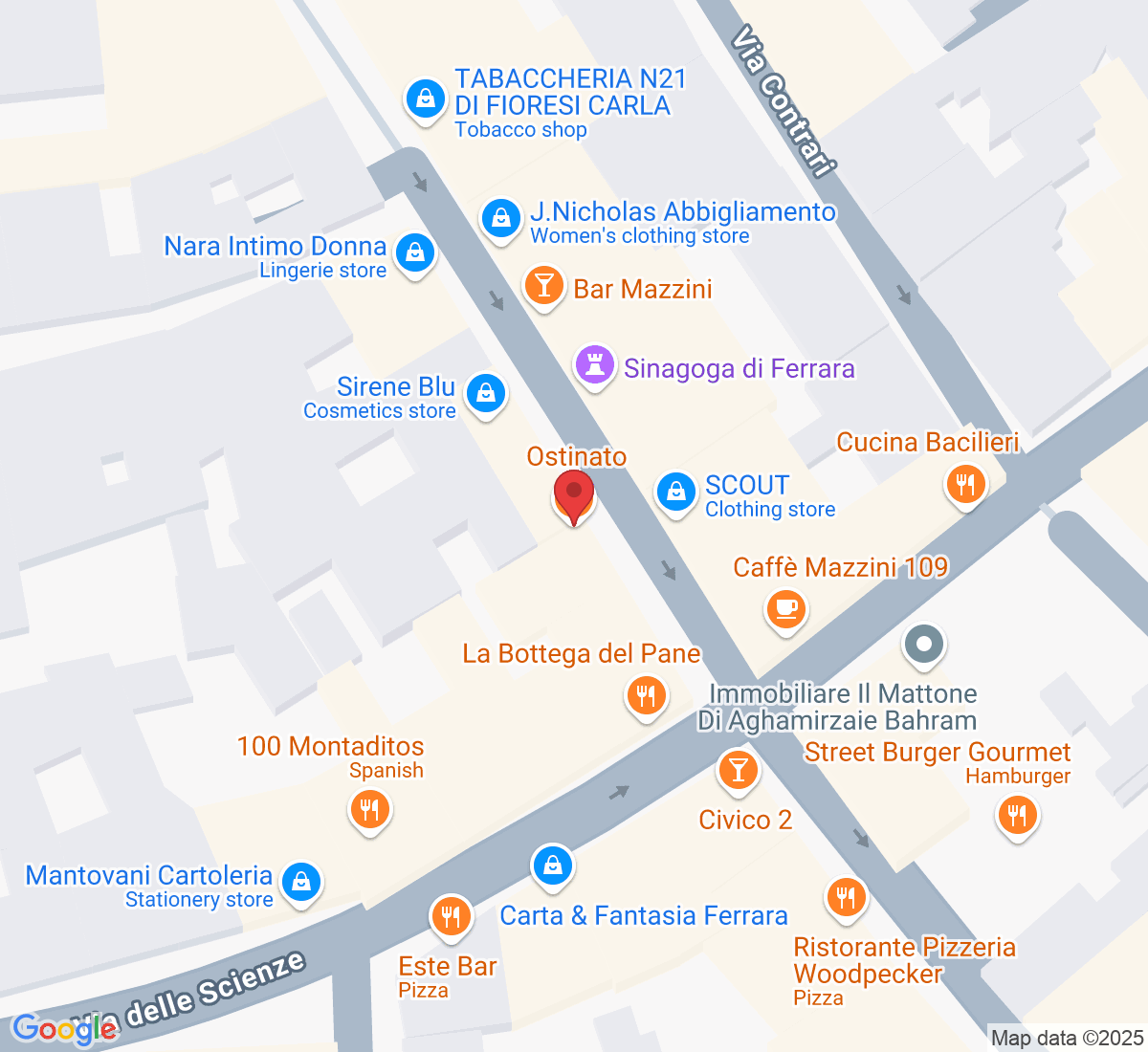 Via Giuseppe Mazzini, 96, 44121 Ferrara FE, Italia