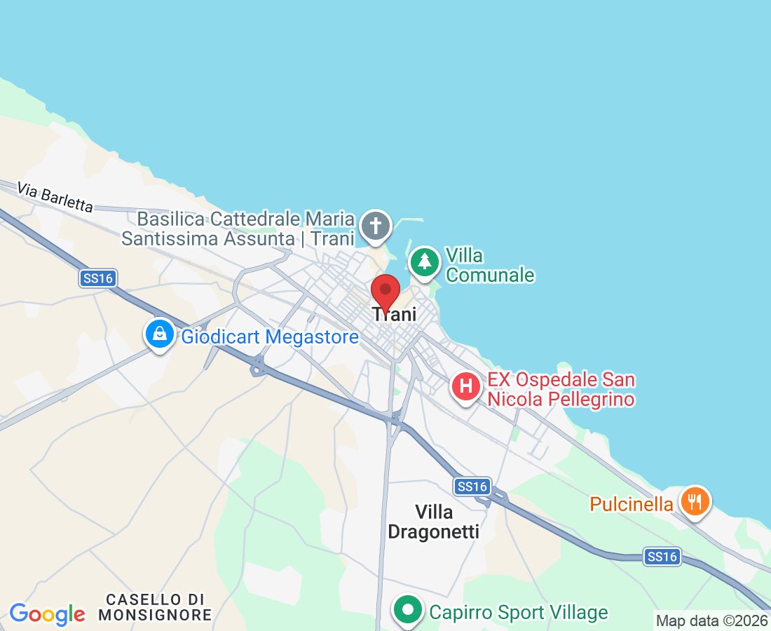 Via Giovanni Bovio, 175, 76125 Trani BT, Italy