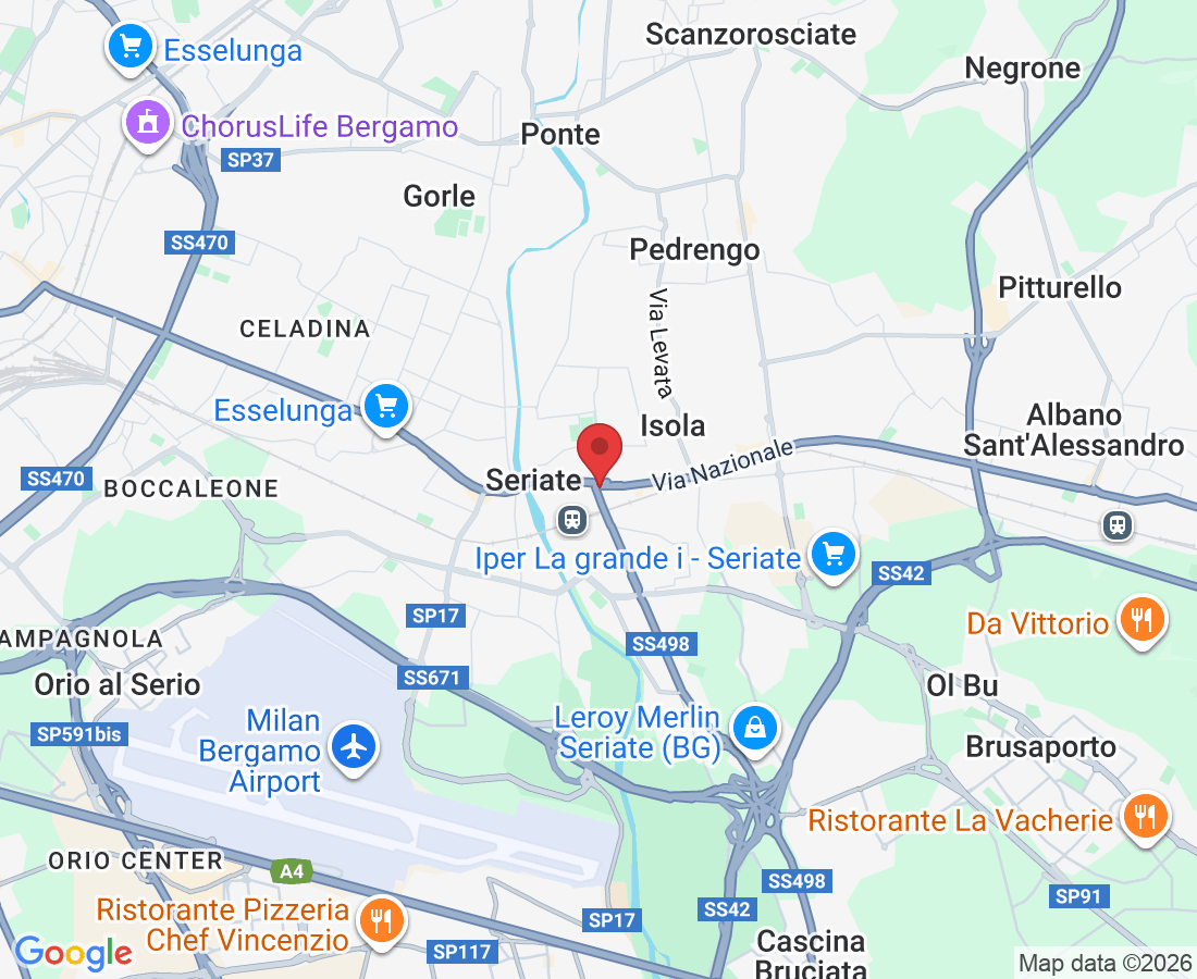 Piazza Caduti della Libertà, 12, 24068 Seriate BG, Italy