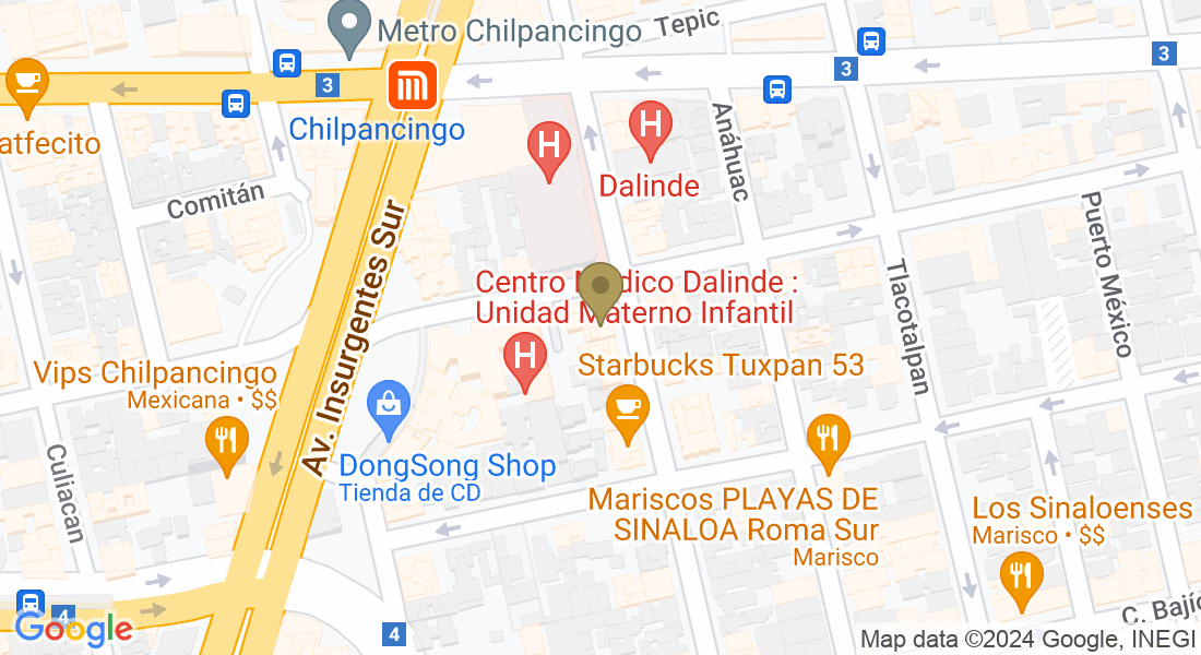 Tuxpan 39, Roma Sur, Cuauhtémoc, 06760 Ciudad de México, CDMX, México