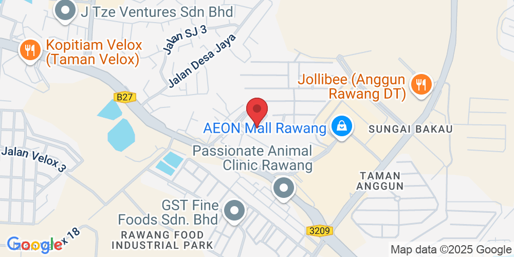 23, Jalan Maisons 2, Pusat Perdagangan Maisons, 48000 Rawang, Selangor, Malaysia