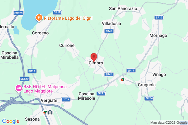Via Vergiate, 2, 21029 Cimbro VA, Italia