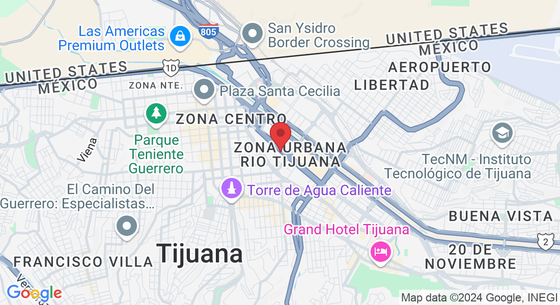 P.º de los Héroes 102, Zona Urbana Rio Tijuana, 22010 Tijuana, B.C., México