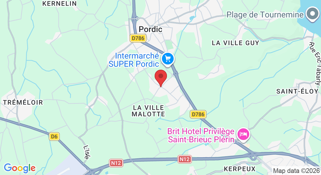 ZA la ville Auvray, 22590 Pordic, France