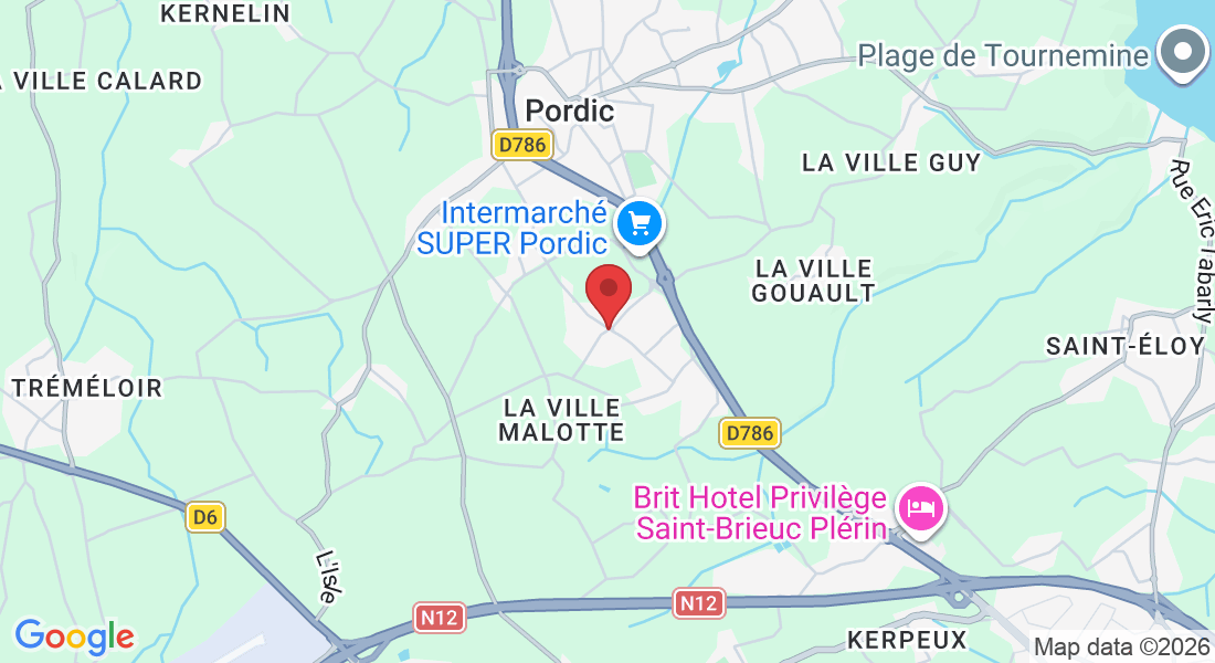 ZA la ville Auvray, 22590 Pordic, France