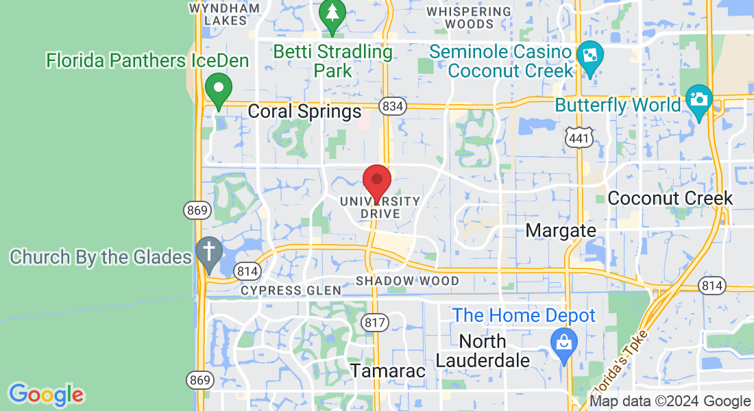 1515 N University Dr, Coral Springs, FL 33071, USA