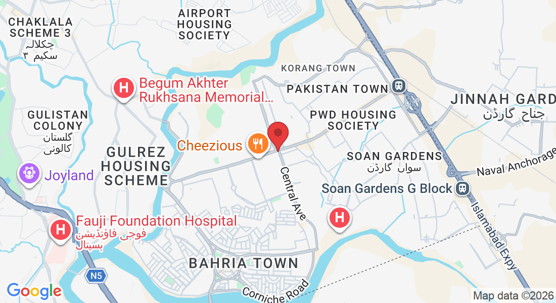 First Floor, National Bank Building, Block-A Block A PWD, Islamabad, 44000, Pakistan