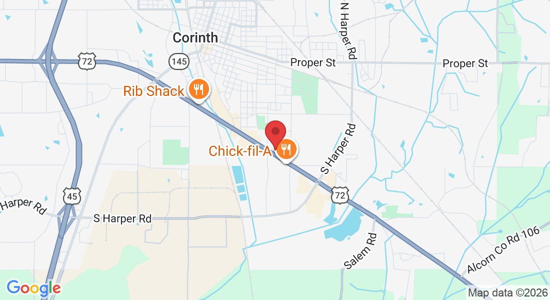 1411 US-72, Corinth, MS 38834, USA