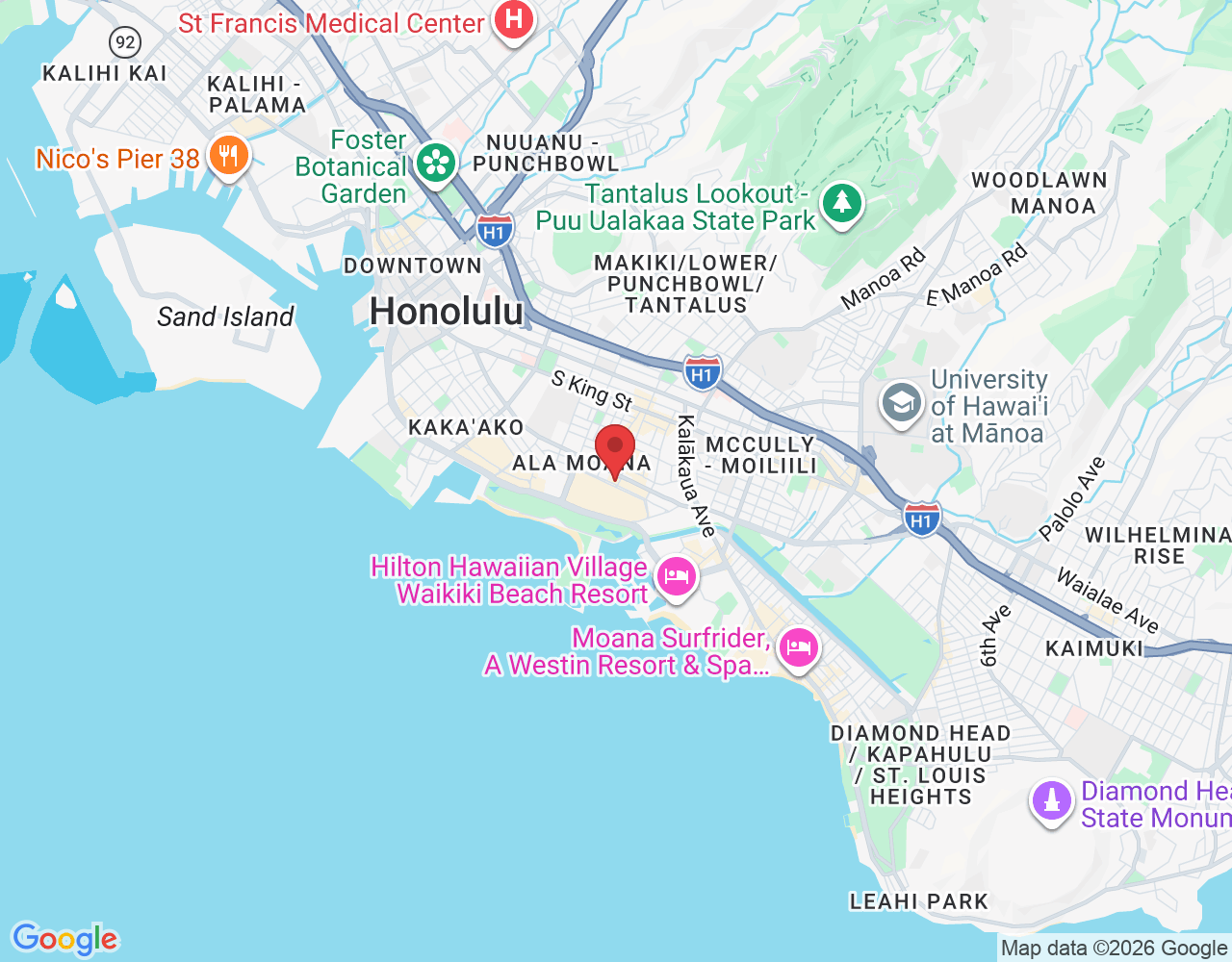 1441 Kapiolani Blvd, Honolulu, HI 96814, USA