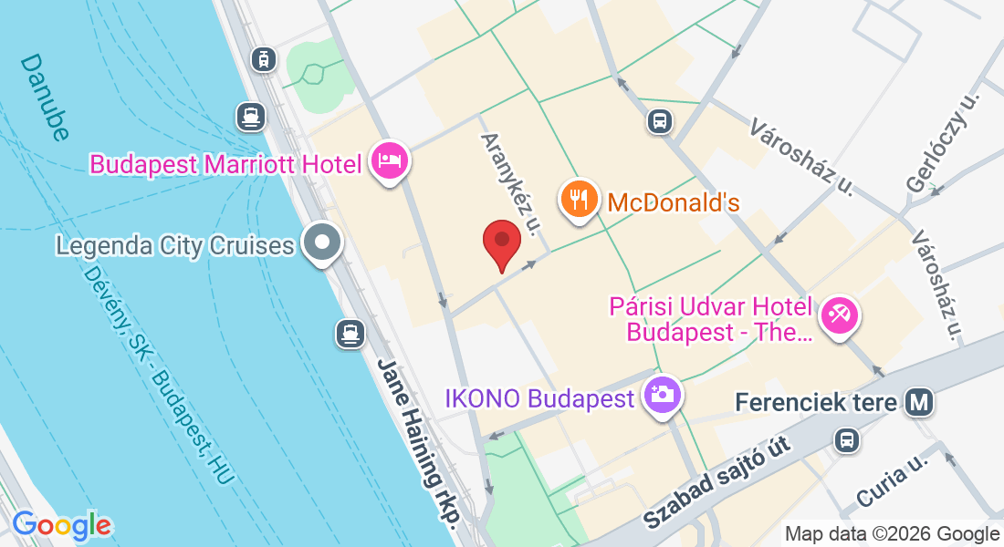 Budapest, Régi posta utca 4, 1052 Hungary