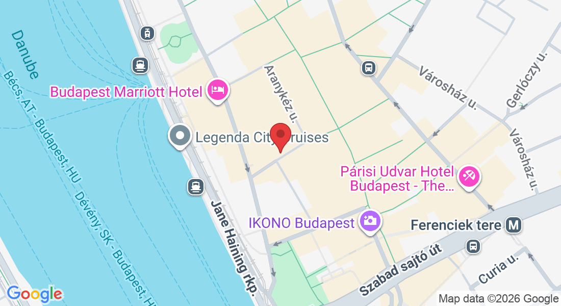 Budapest, Régi posta utca 4, 1052 Hungary