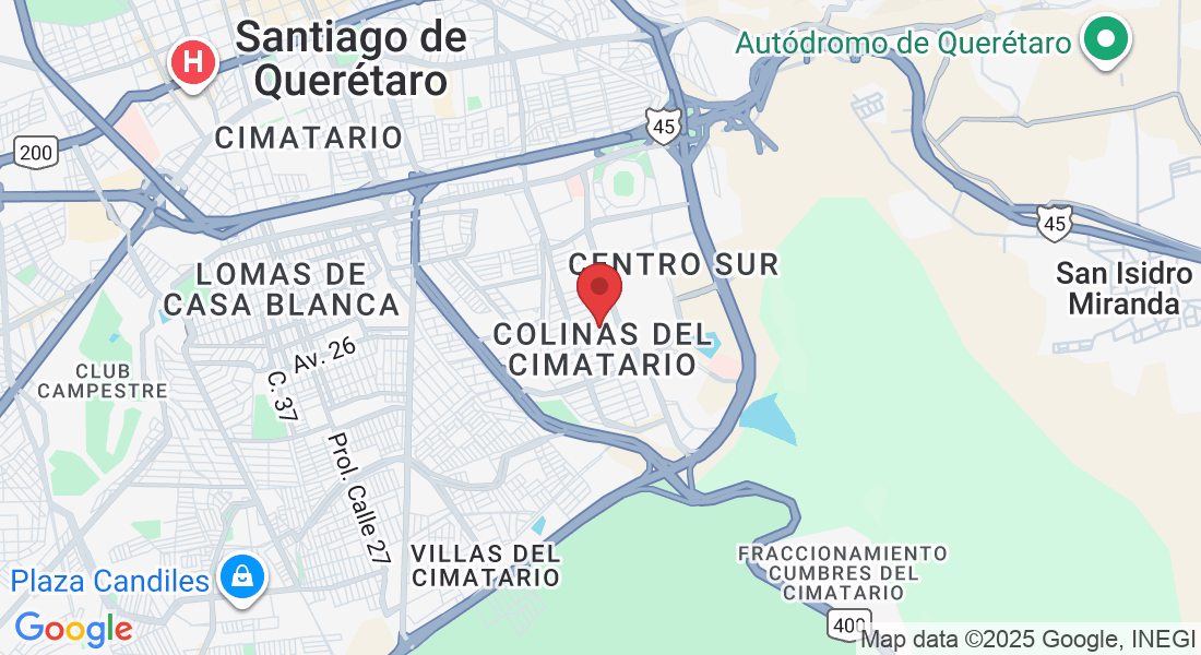 Cerro de Las Torres 141, Colinas del Cimatario, 76090 Santiago de Querétaro, Qro., Mexico