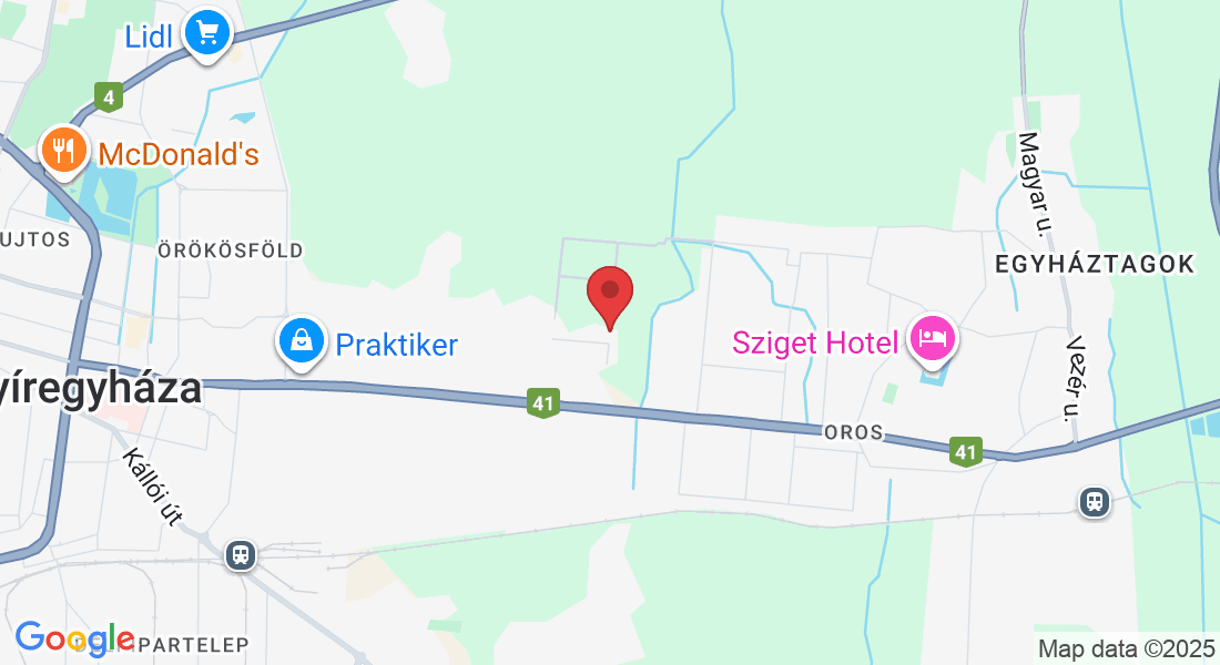 Nyíregyháza, Holdfény utca, 4551 Magyarország