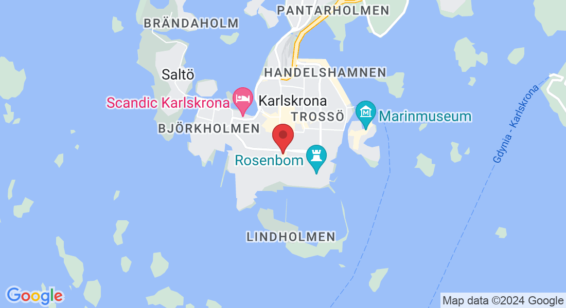 Amiralitetsgatan 1A, 371 30 Karlskrona, Sverige