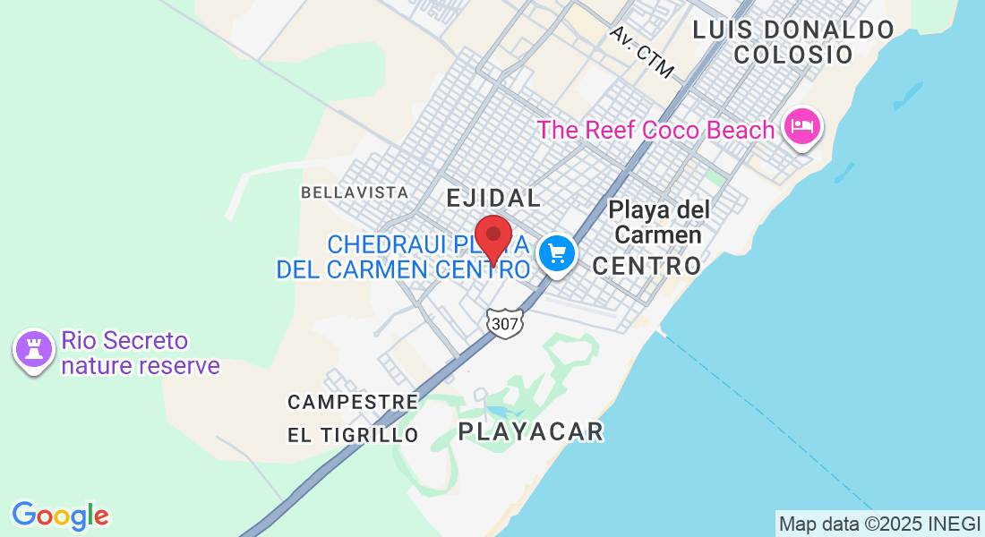 Calle 13 SUR Diagonal 70 LT 2, Manzana 258, Ejidal, 77712 Playa del Carmen, Q.R., México