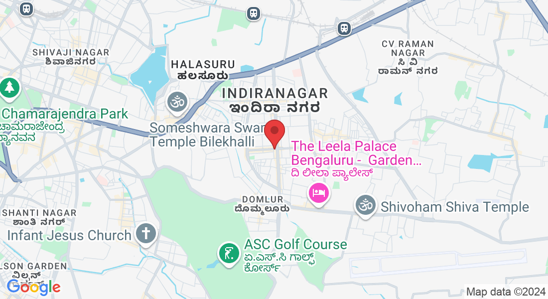 JK Plaza, No 788, 1st Floor, Indiranagar, 12 th main, 100 Feet Rd, 2nd Stage, HAL 2nd Stage, Doopanahalli, Indiranagar, Bengaluru, Karnataka 560038, India