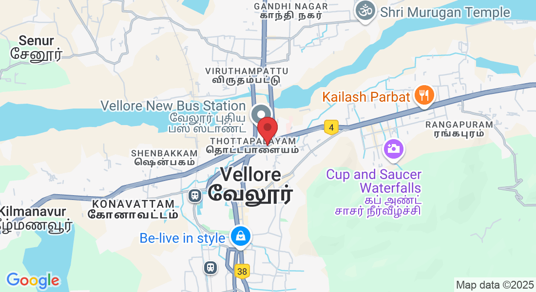 12, New Katpadi Road, Green Cir, Thottapalayam, Vellore, Tamil Nadu 632004, India