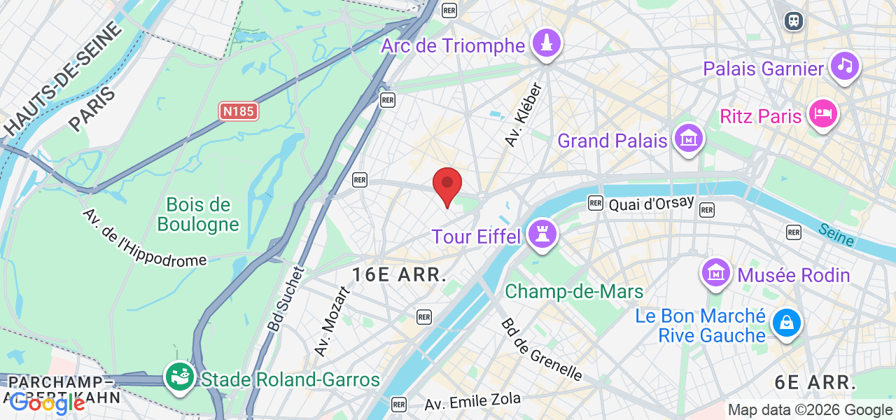 22bis Rue Pétrarque, 75016 Paris, France