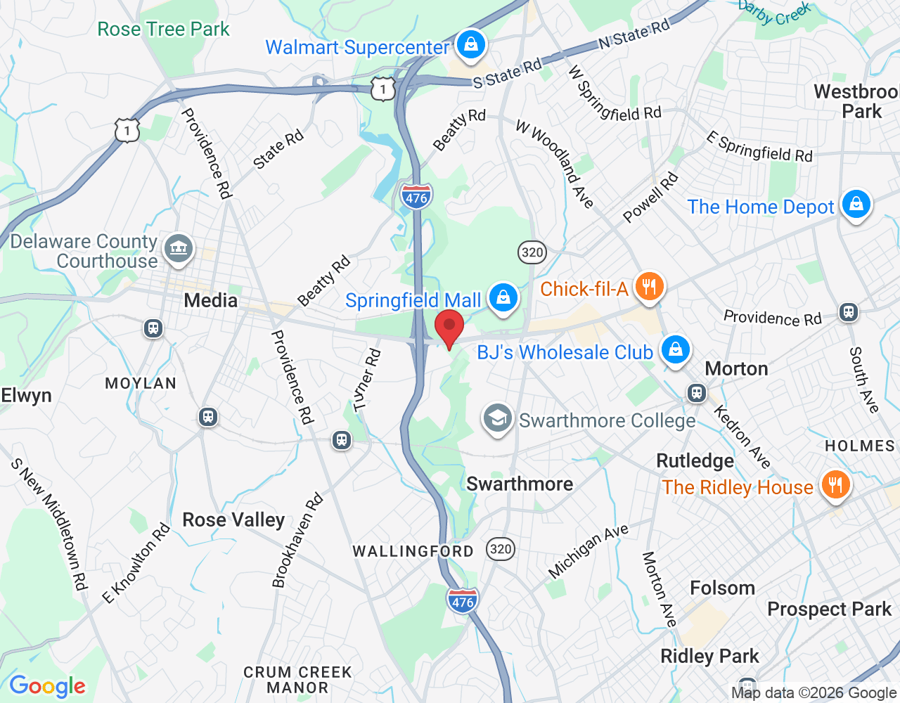 1489 Baltimore Pike suite 107, Springfield Township, PA 19064, USA