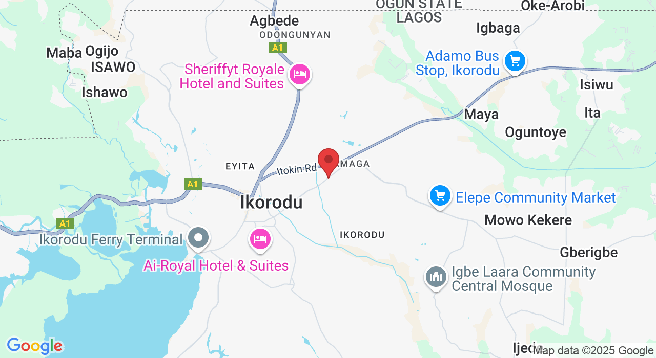 140 oke-ota ona, Ikorodu, 104101, Lagos, Nigeria