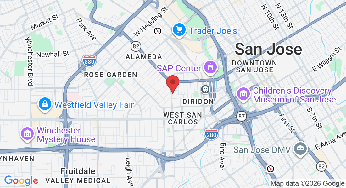 1051 W San Fernando St, San Jose, CA 95126, USA