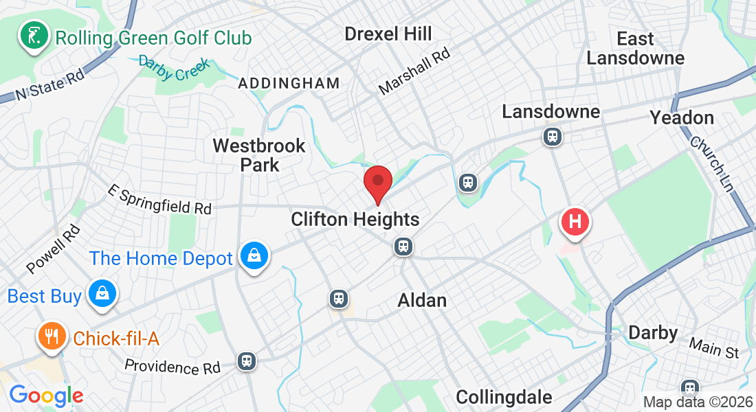 2 E Baltimore Ave, Clifton Heights, PA 19018, USA