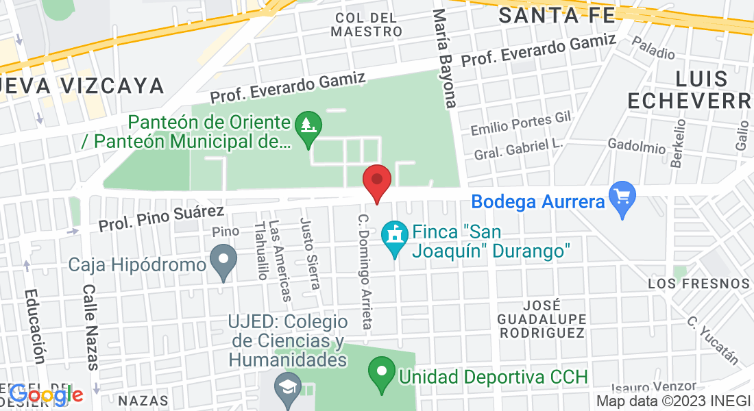 Prol. Pino Suárez 3008-Local 21, José Guadalupe Rodriguez, 34280 Durango, Dgo., México