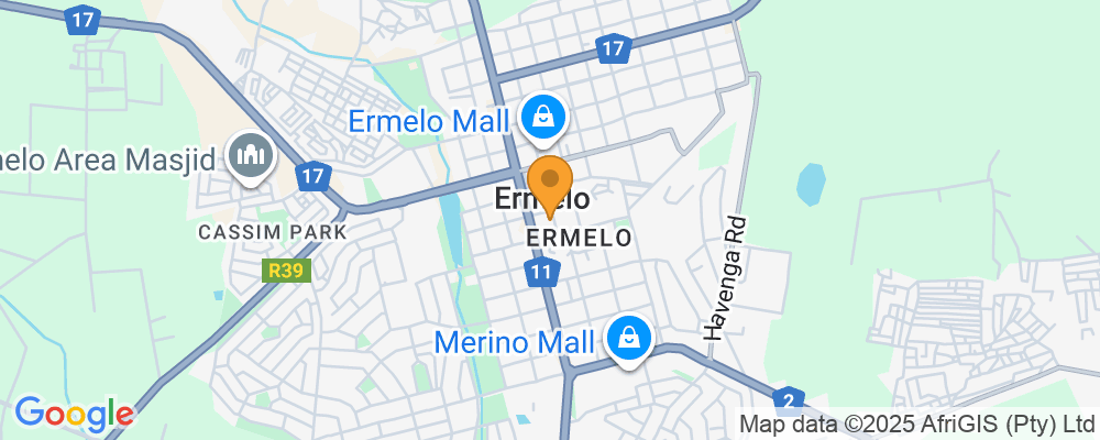 Ermelo Mall, 5a De Jager St, Ermelo, 2350, South Africa