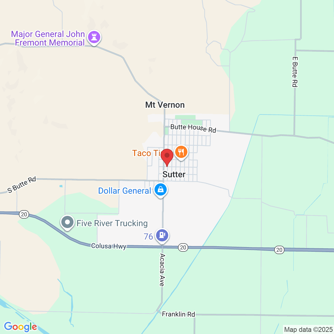 Sutter, CA 95982, USA
