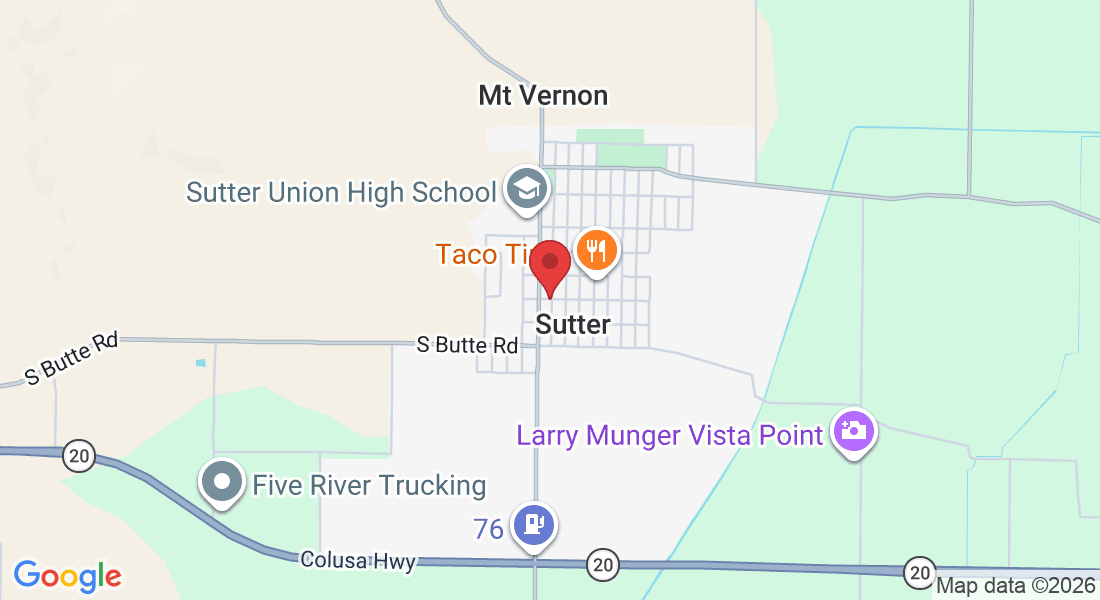 Sutter, CA 95982, USA