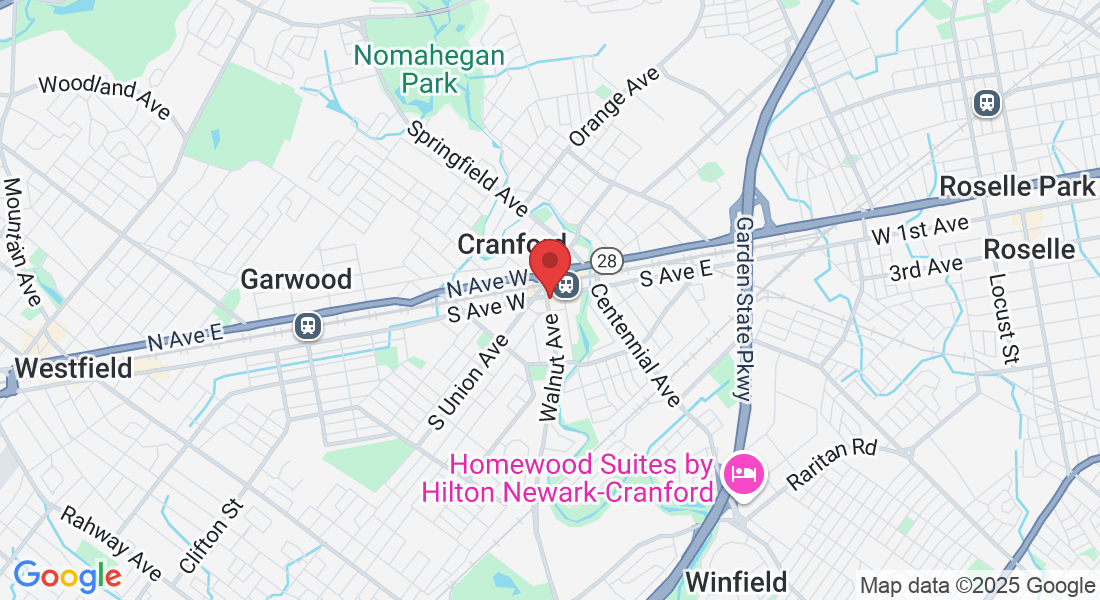 100 S Ave E, Cranford, NJ 07016, USA