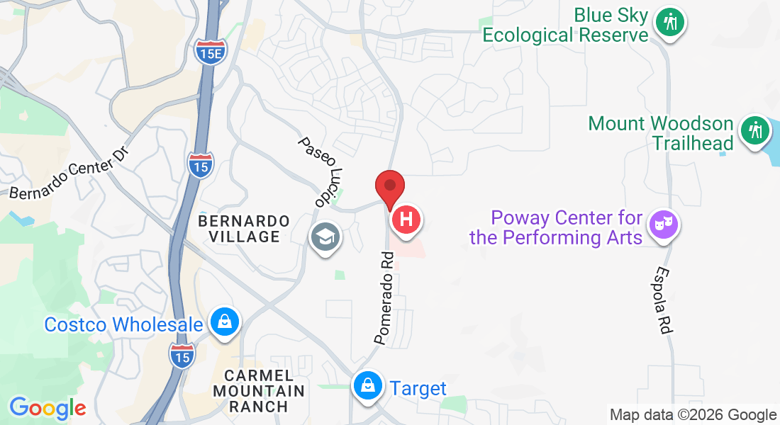 15725 Pomerado Rd #200, Poway, CA 92064, USA