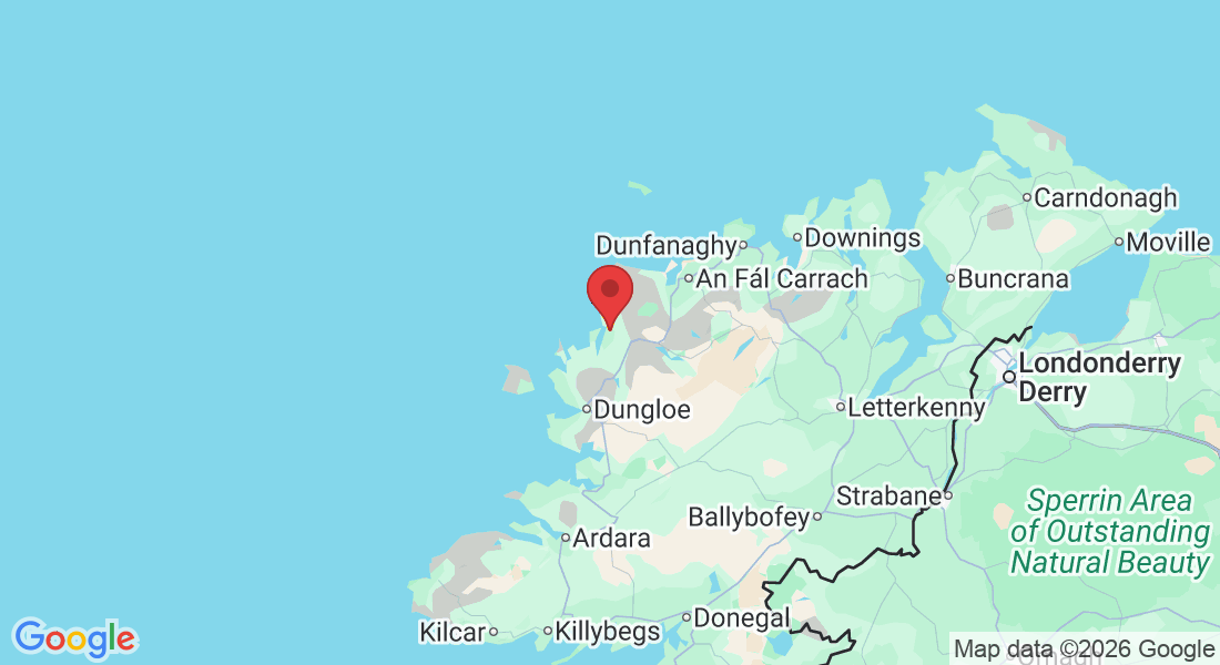 the crossroads, Magheraclogher, Bunbeg, Co. Donegal, F92 NX07, Irland