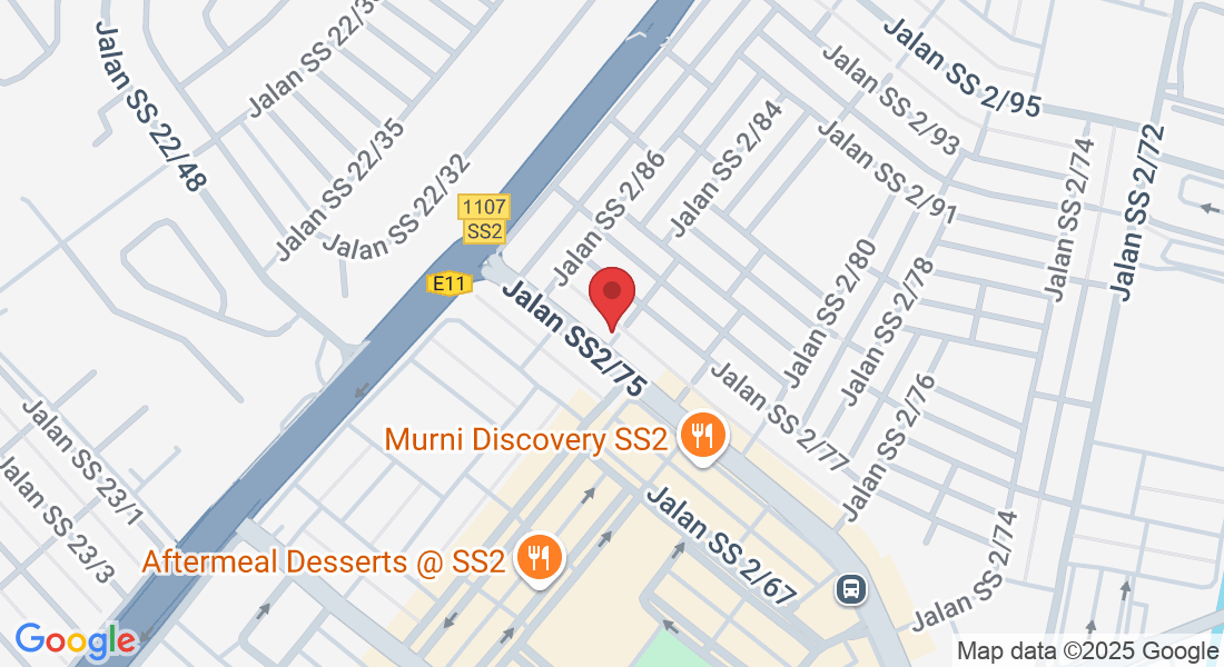 88, Jalan SS 2/75, SS 2, 47300 Petaling Jaya, Selangor, Malaysia