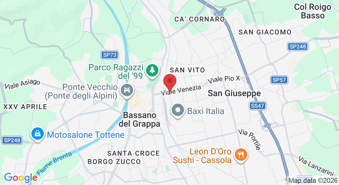Viale Venezia, 24, 36061 Bassano del Grappa VI, Italia