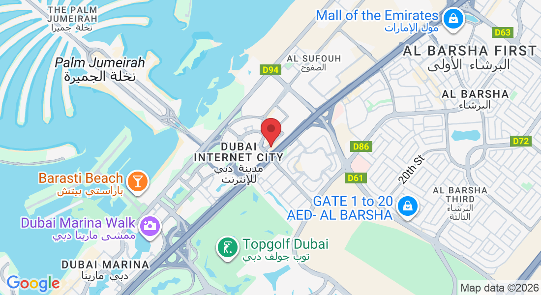 Al Sufouh - Dubai Internet City - Dubai - United Arab Emirates