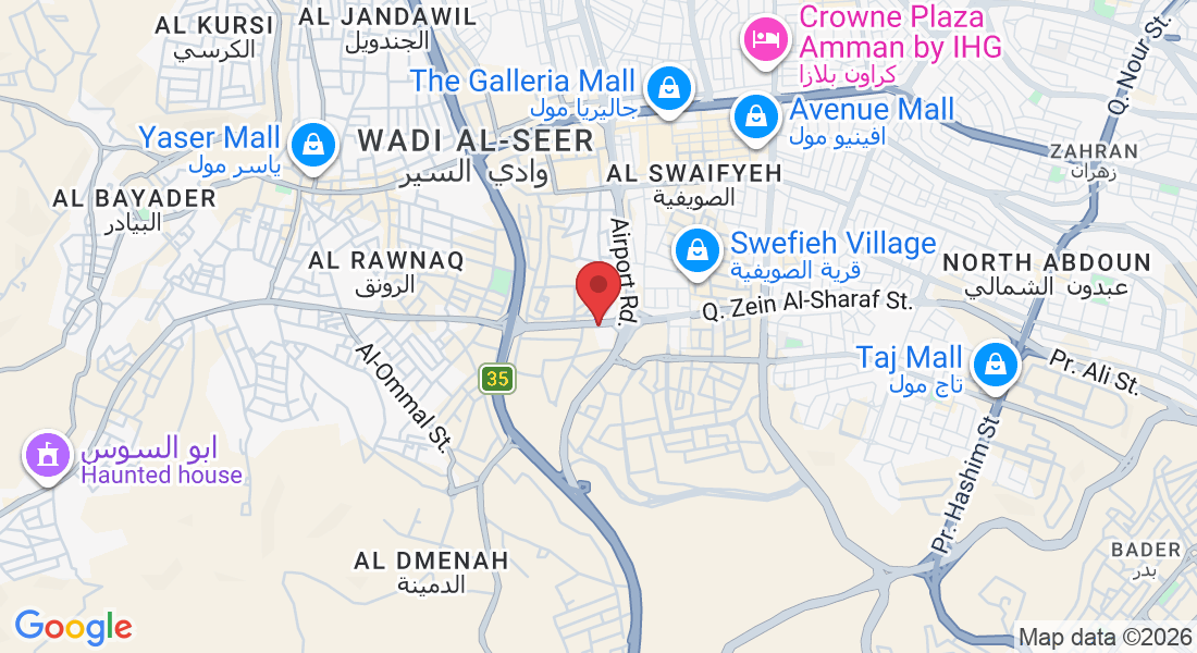 Q. Zein Al-Sharaf St., Amman, Jordan