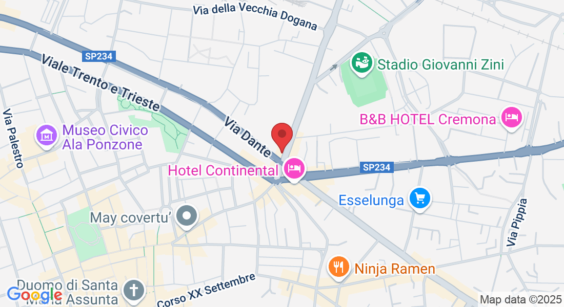 Via Brescia, 6, 26100 Cremona CR, Italia
