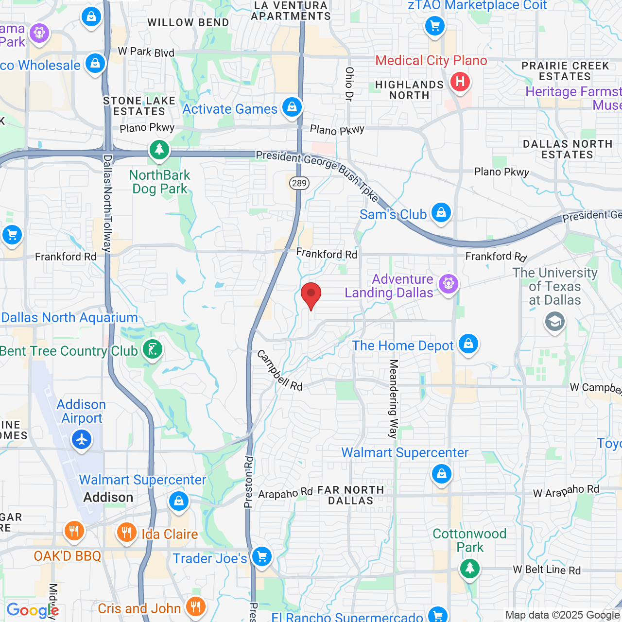 17630 Davenport Rd ste 105, Dallas, TX 75252, USA